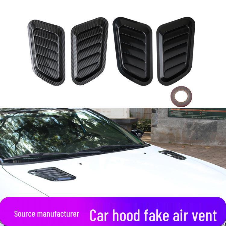 

Универсальная накладка-декорация на воздухозаборник из углеродного волокна для автомобиля Black