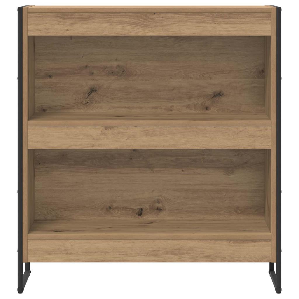 Bookshelf Rustic Oak Design 80 x 30 x 86.5 cm Engineered Wood
