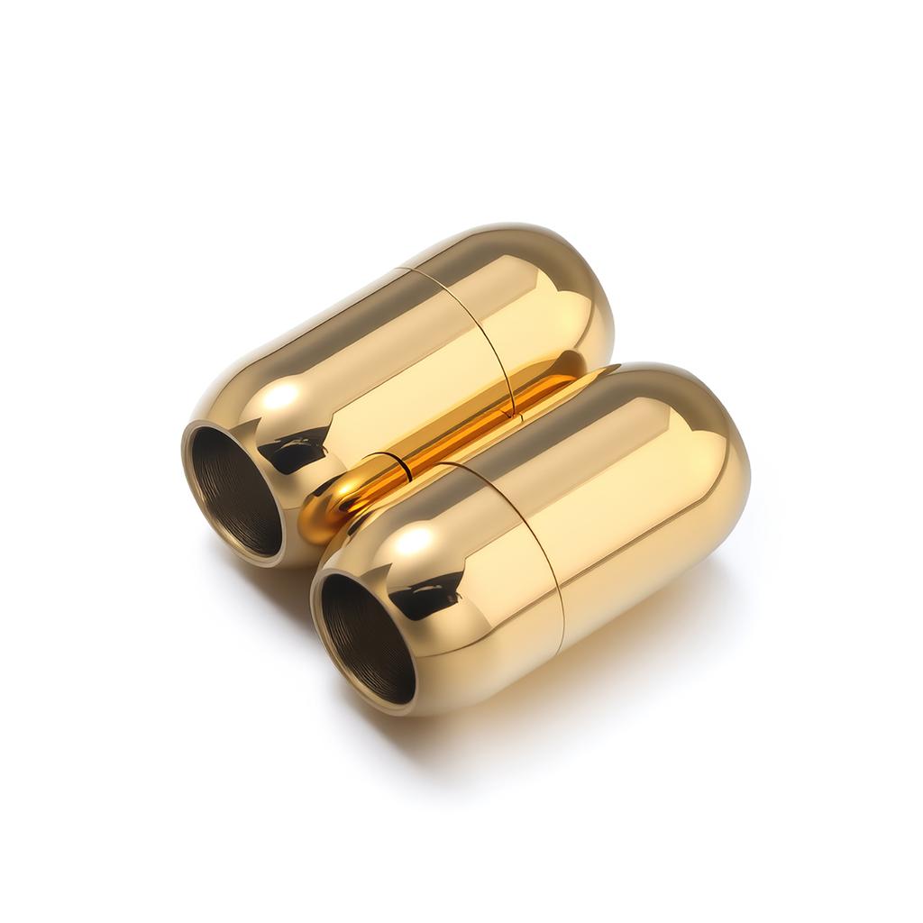 1 Stück Edelstahl 7-12mm Magnetverschlüsse Lederband Armband Magnet Spitze Schnalle Halskette DIY Verbindungsstücke Schmuckherstellung