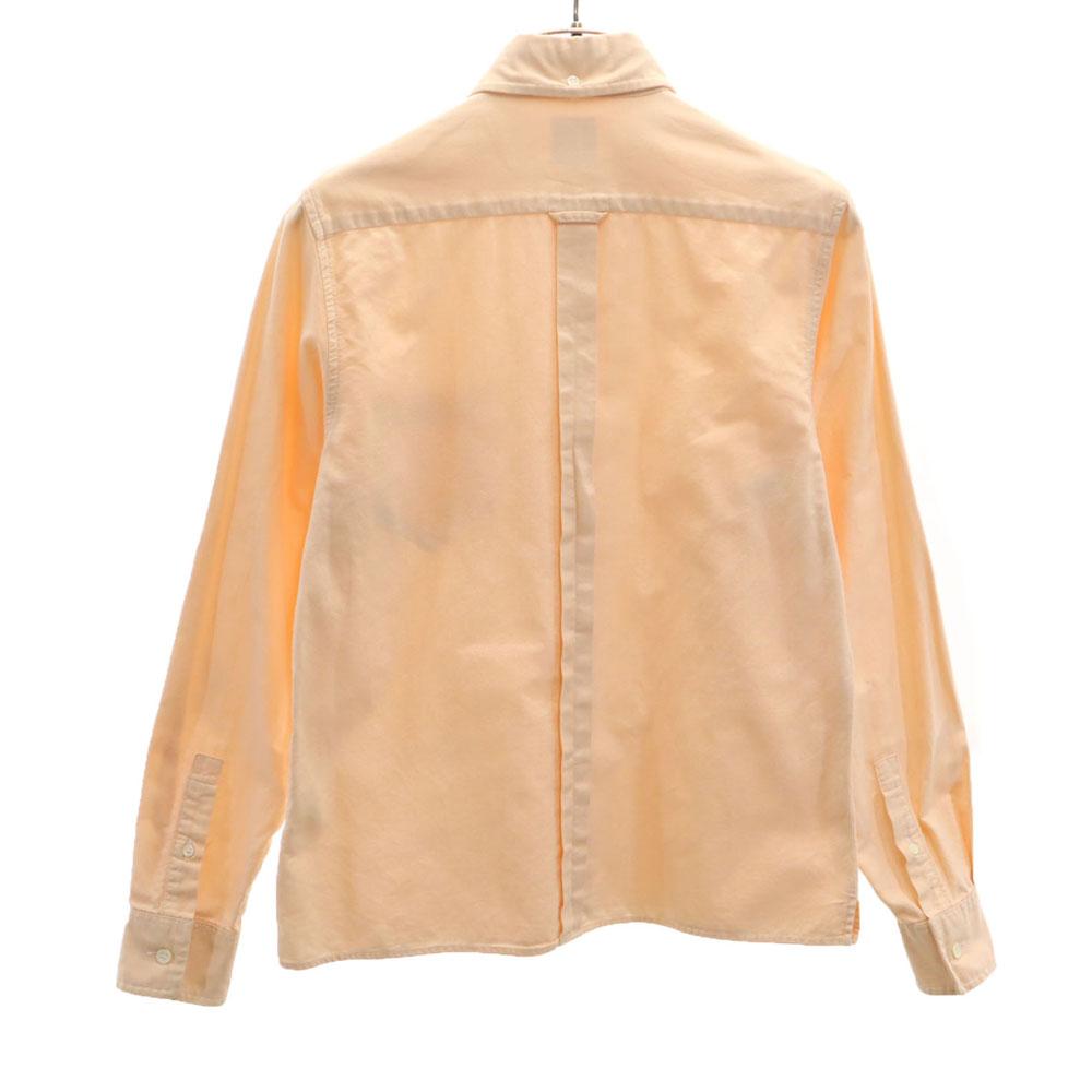 A Bathing Ape Made In Japan Long Sleeve Oxford Button Down Shirt M Orange Men's Used