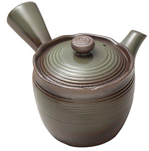 

Banko ware Banko teapot, size 1.5, yellow-green glaze, 0977-2870