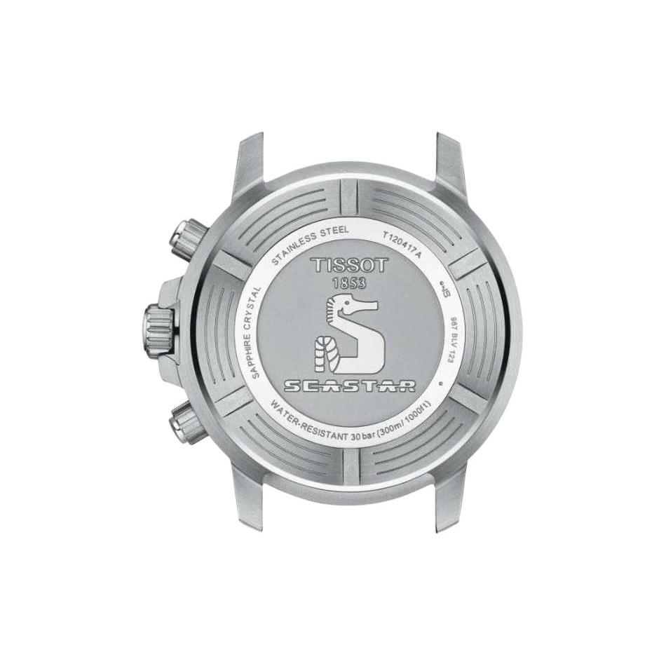 Tissot Starfish Collection Quartz Movement Men's Watches Watch 45.5mm Black Dial Stainless Steel Case T120.417.11.051.01