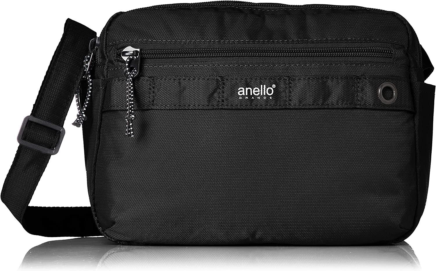

round shoulder bag DC GUA0982Z Black [Anello Grande] 2-layer