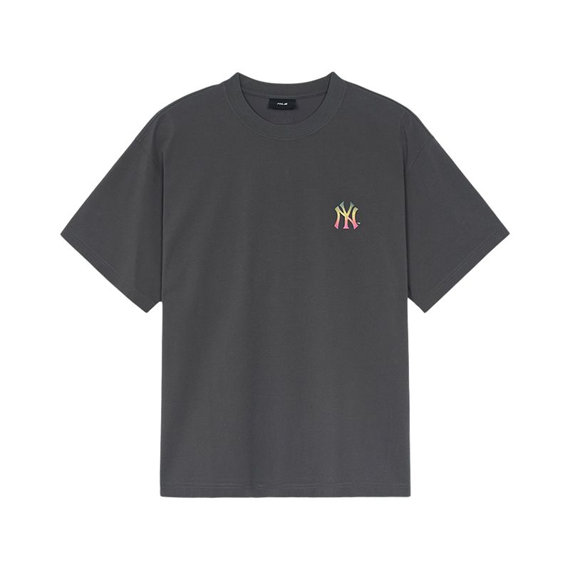 New MLB New York Yankees SS25 T Shirt Unisex Dark Charcoal Gray 3ATSX0453-50CGD