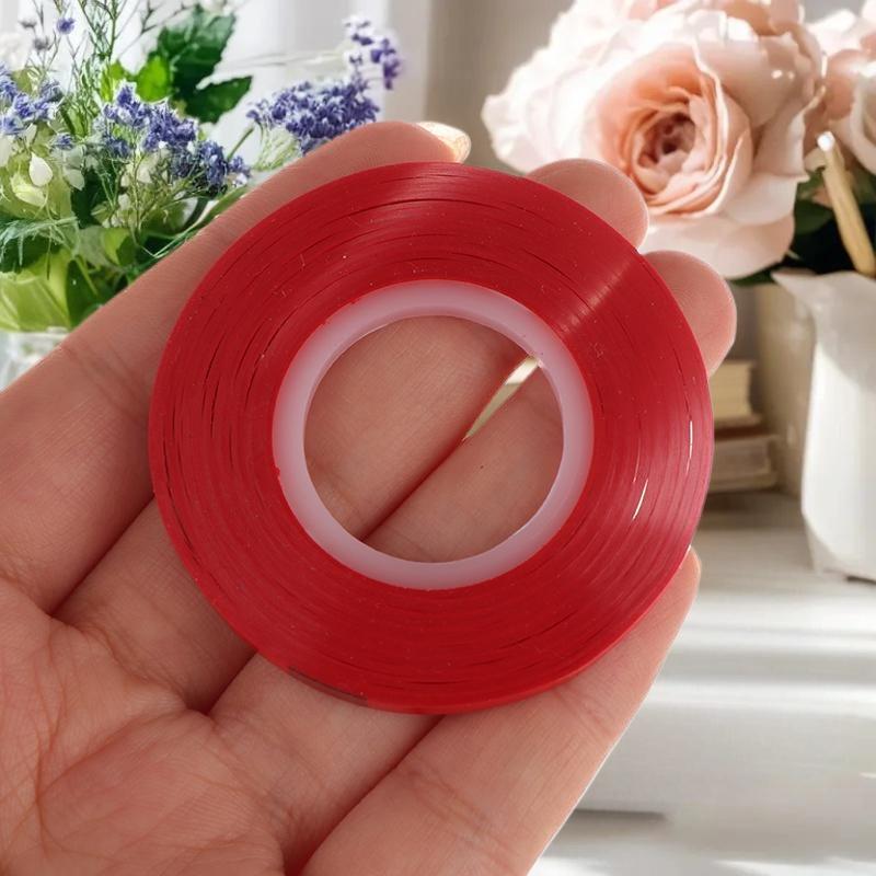 1 ROLL Red 1/8″ Cassette Splicing Tape Recorder Leader Tape Tape Joint Replacement Base Special Tape