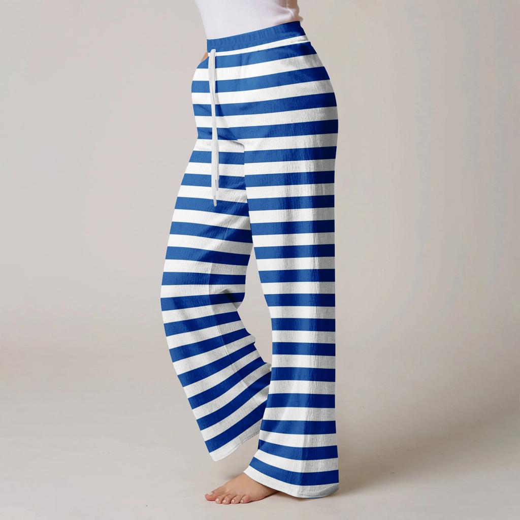 Anime Pajama Pants Sleepwear Casual Drawstring Elastic Waist Pants Comfy Straight Yoga Loose Trousers