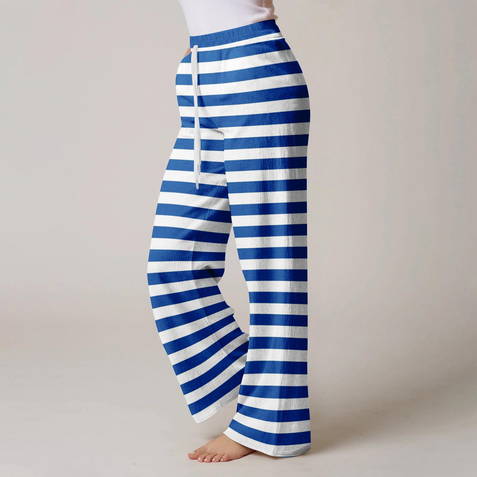 

Anime Pajama Pants Sleepwear Casual Drawstring Elastic Waist Pants Comfy Straight Yoga Loose Trousers M