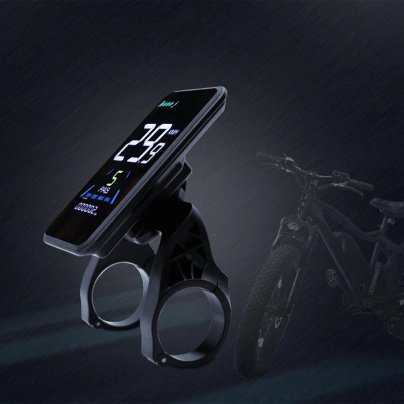 Easyy Install Electric Bike Dashboards Conversion Speedometers Battery Level Monitor Instrument Motorbike Conversion Part