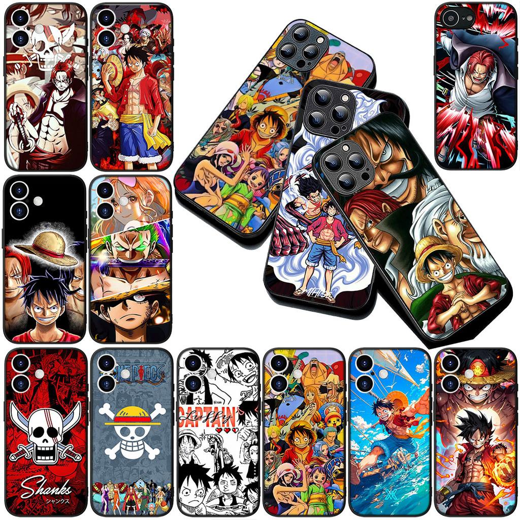 Shanks Red Hair ONE Luffy PIECEs Phone Cover for Motorola Moto G06 G86 G57 G14 G34 G24 A54 G15 G17 Power G77 G87 Protective Case