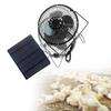 Solar Powered Exhaust Fan 5W Weatherproof Solar Panel DC Fan Air Extractor for Camping Greenhouse Kitchen Animal House