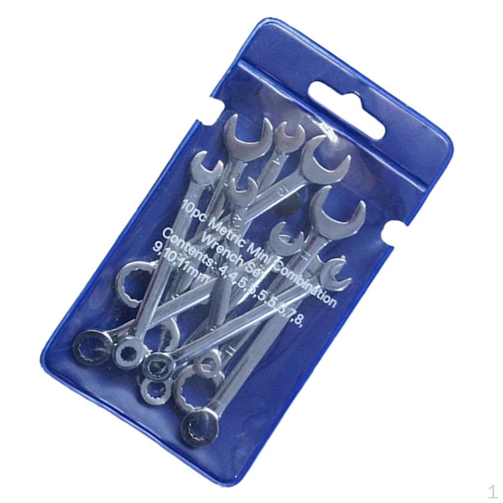 Combination Ratchet Wrench Anti- Steel Metric Set