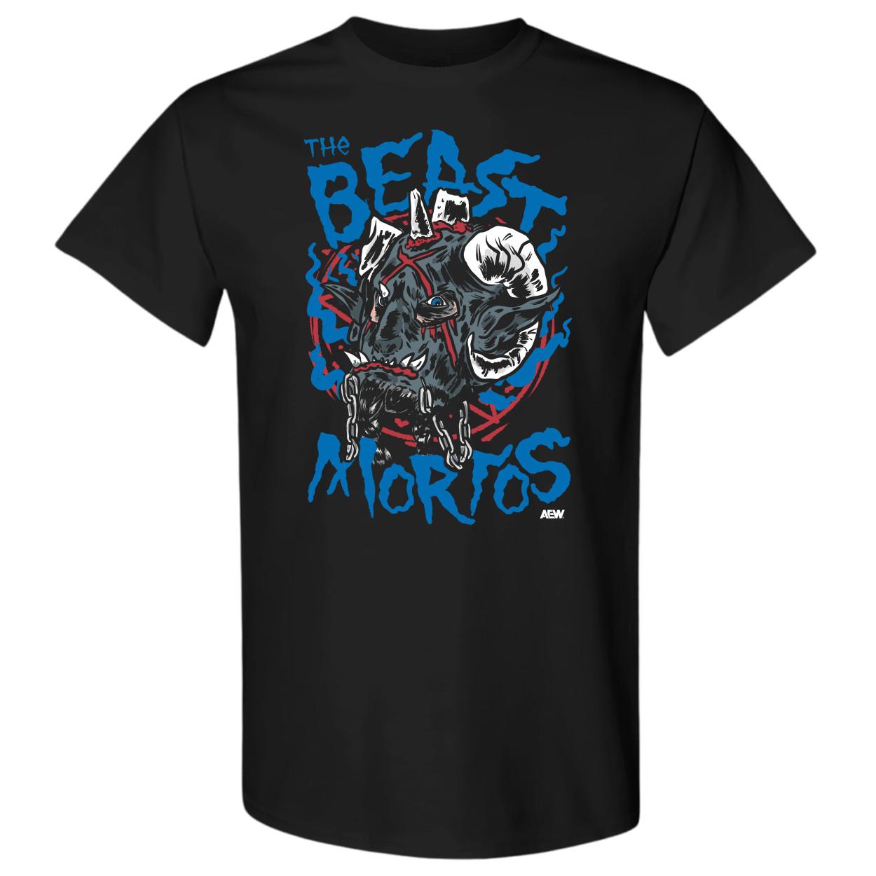 The Beast Mortos - Inferno AEW Official T-Shirt S разноцветный