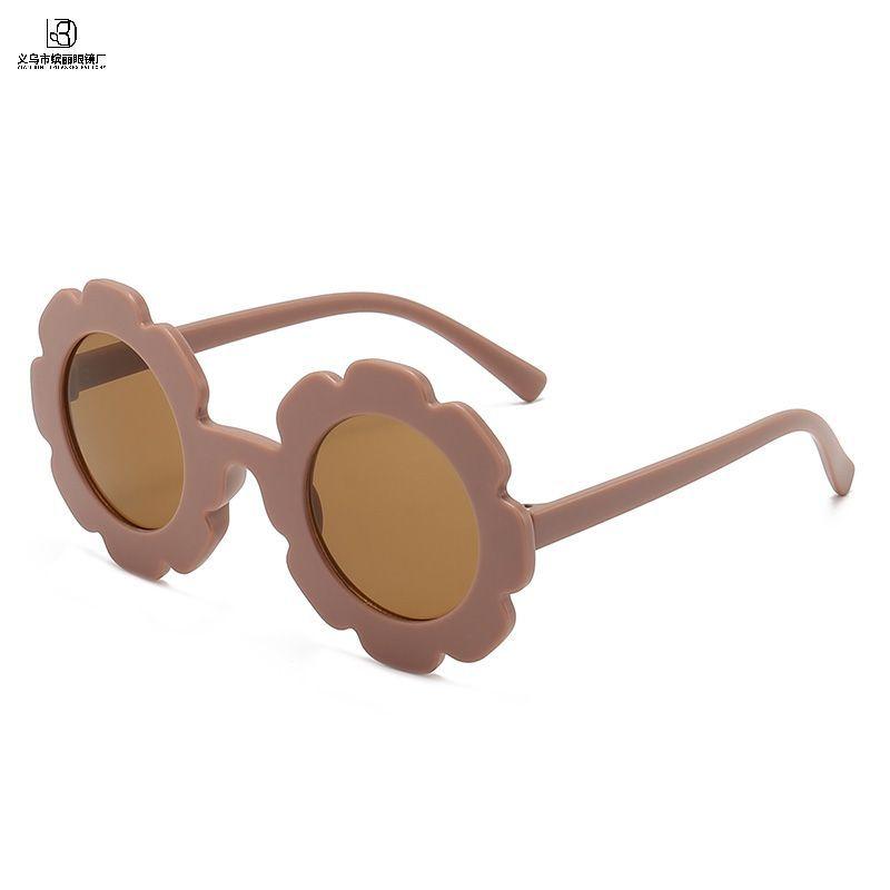Travel Sunscreen Uv Protection Trend Baby Sunglasses Sunflower Sun Protection Uv Protection
