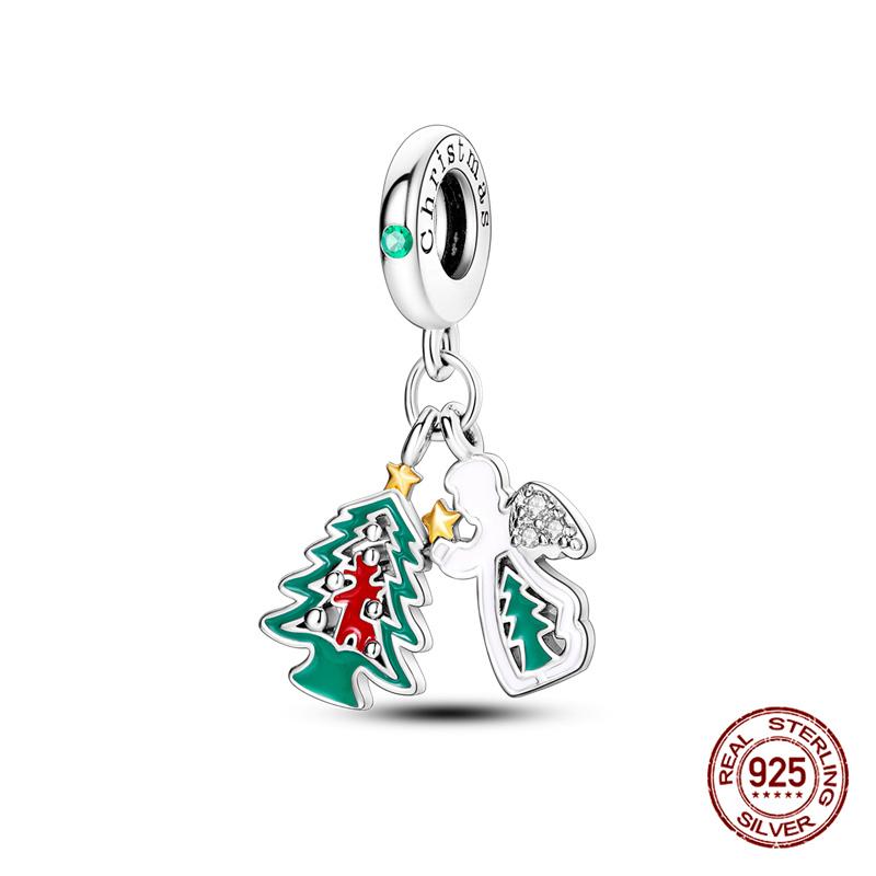 Original Charmscopper Christmas Series Elk Charms Beads Fit 3Mm Original Bracelet Necklace Womens Diy Fine Jewelry Gift