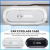 Auto Zonneklep Brillen Opbergdoos Houder Organizer sticker Voor Astra H G J Insignia Mokka Zafira Corsa Vectra B C D