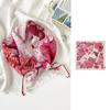 Summer 61 Silk Collection Women's Silk Scarf Medium Square Scarf Double Crepe Fashion Sunscreen Silk Scarf Mulberry Silk Lace Premium Sense