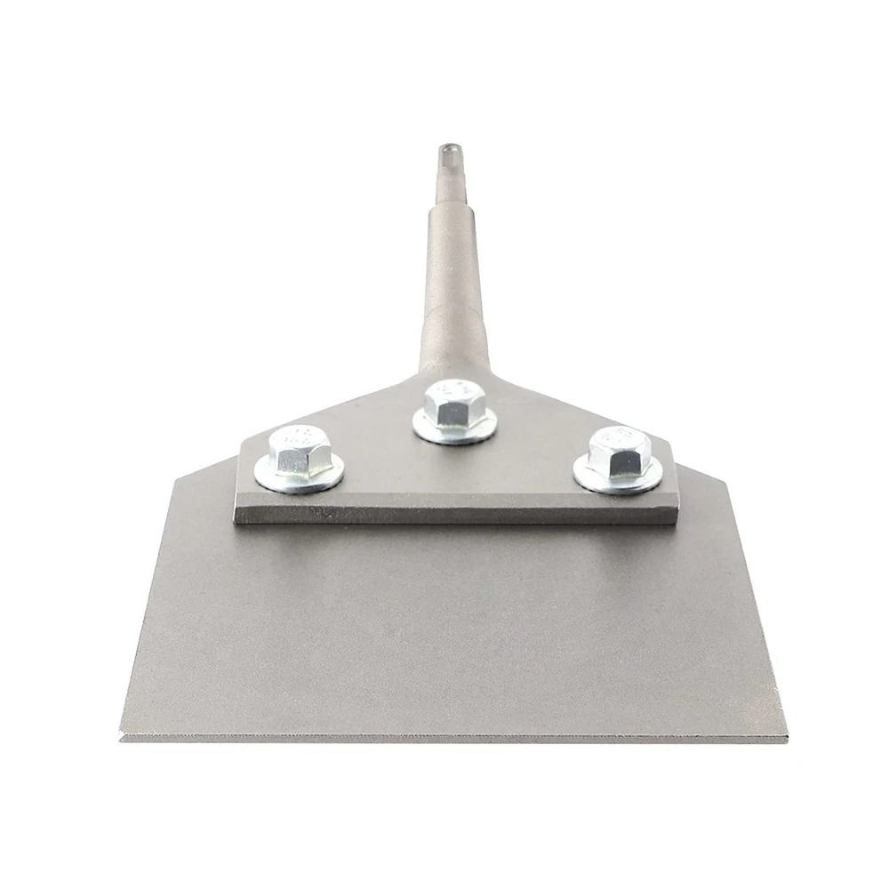 Durable 4 Inch Floor Scraper Alloy Steel Removal Wall Scraper Silver Round Shank Rotary Hammers Parts Tile