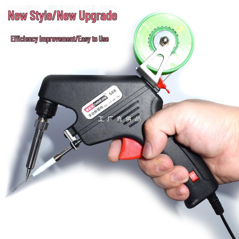80W Constant Temp Electric Soldering Iron Set for Household Electrical Repair