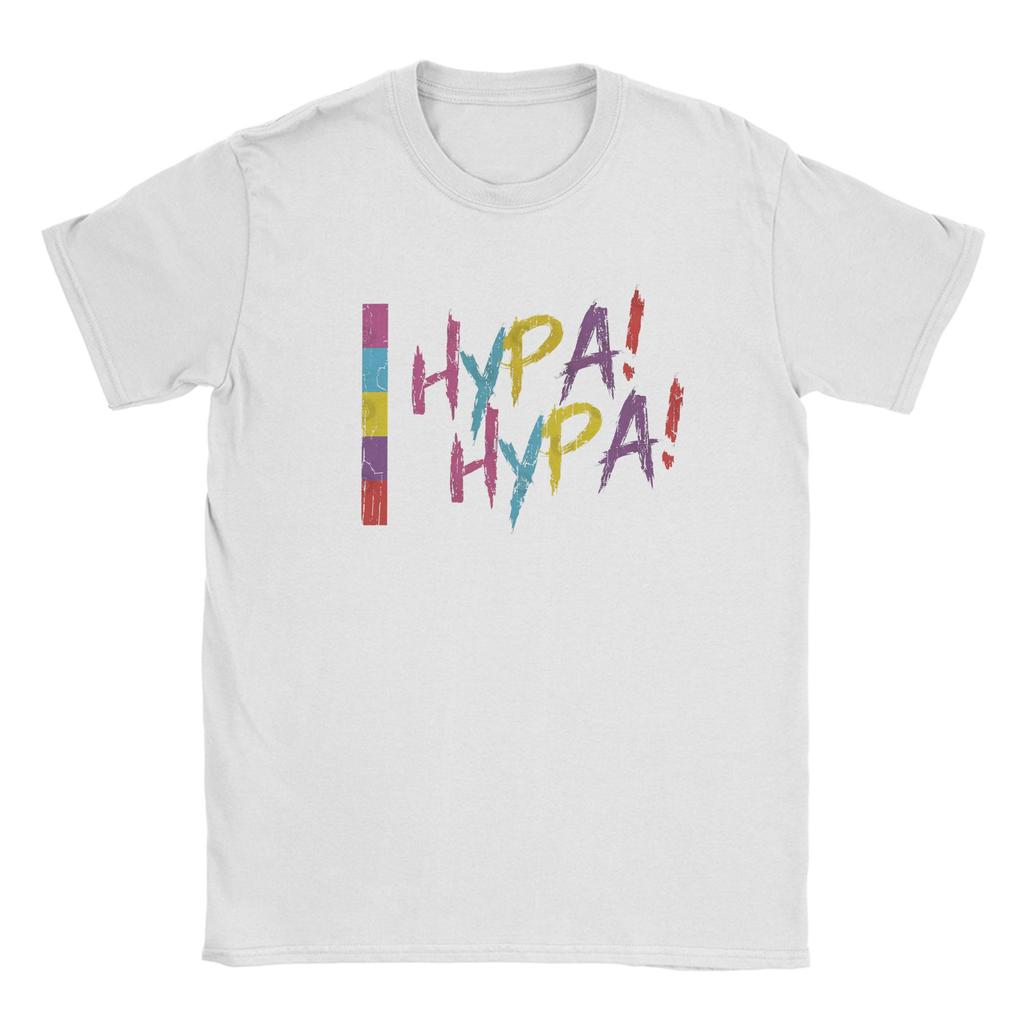 HYPA HYPA TShirt Unisex Women Retro Colorful Streetwear Graphic Tee Summer Cotton Casual Fashionable Streetwear