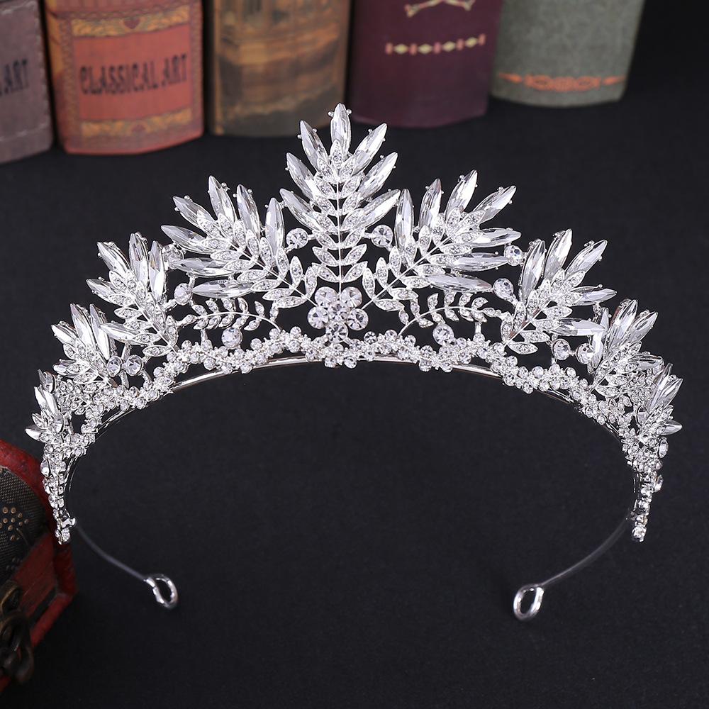 New crystal crown, bridal crown headband, birthday party headdress, bridal jewelry