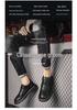 Men's 2023 Autumn Black Casual Retro Leather Shoes – Trendy Non-slip British Style