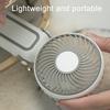 Přenosný ventilátor s šňůrkou na krk Širokoúhlý proud vzduchu Vysokorychlostní motor Nízká hlučnost Mini ruční chladicí ventilátor