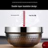 Thickened 304 Stainless Steel Double-Layer Rice Bowls