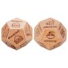 Board Game Wooden Dice Food Dice Food Dice Game Creative Couple Anniversary Prediction Decision Making What To Eat Funny Gifts