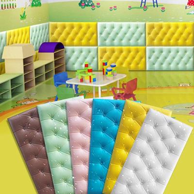 3D Wandaufkleber Wasserdicht Selbstklebende Tapete Wandmatte Weiche Schaumstoffpolsterung Für Kinderzimmer ARI