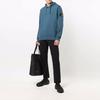 Stone Island Patch Hoodie Cobalt Blue Men Tops 751564120-V0023