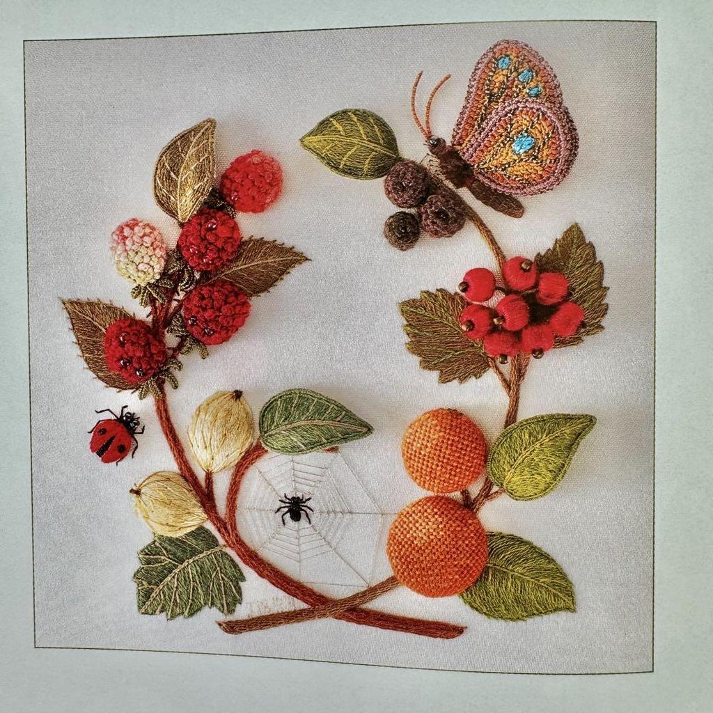 [USED] Stumpwork Embroidery Stumpwork Embroidery Books 3D Embroidery Books