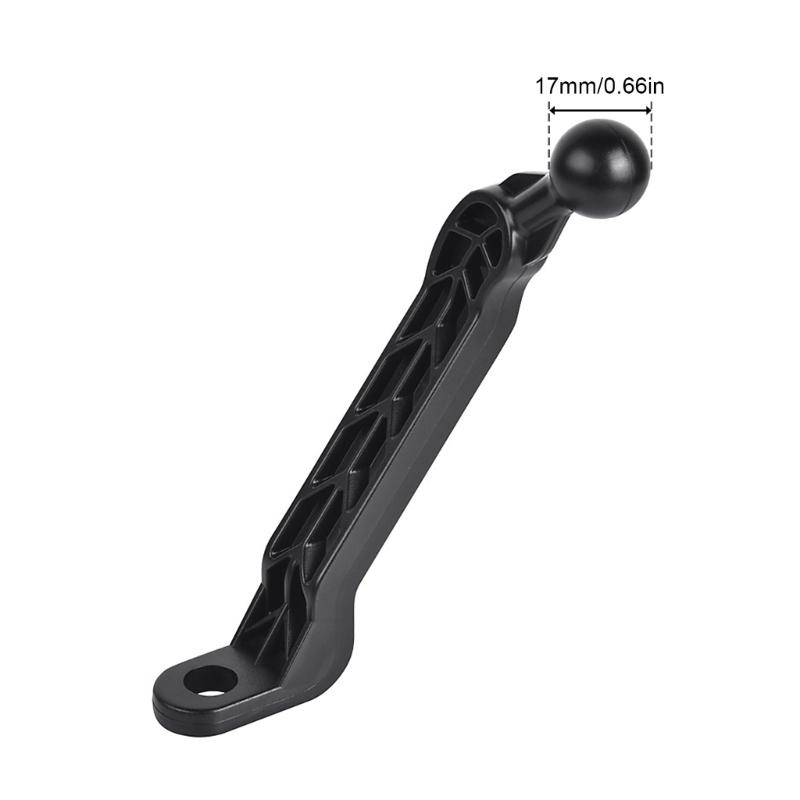 Motorbike Rearview Mirror Phone Stand Fixing Rod Motorcycler Phone Holder Extender Adapter 17mm Ball Head Extension Arm