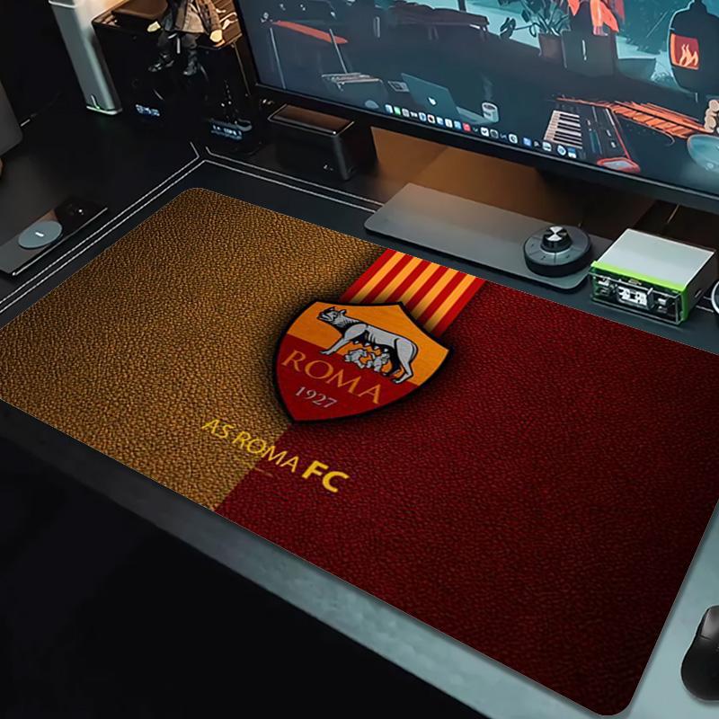 AS Roma Color Mouse Pad Large Gaming Table Cushion Non-slip Laptop Tablet Big Mousepad XXL Mat Mini PC Playmat With Lock edge