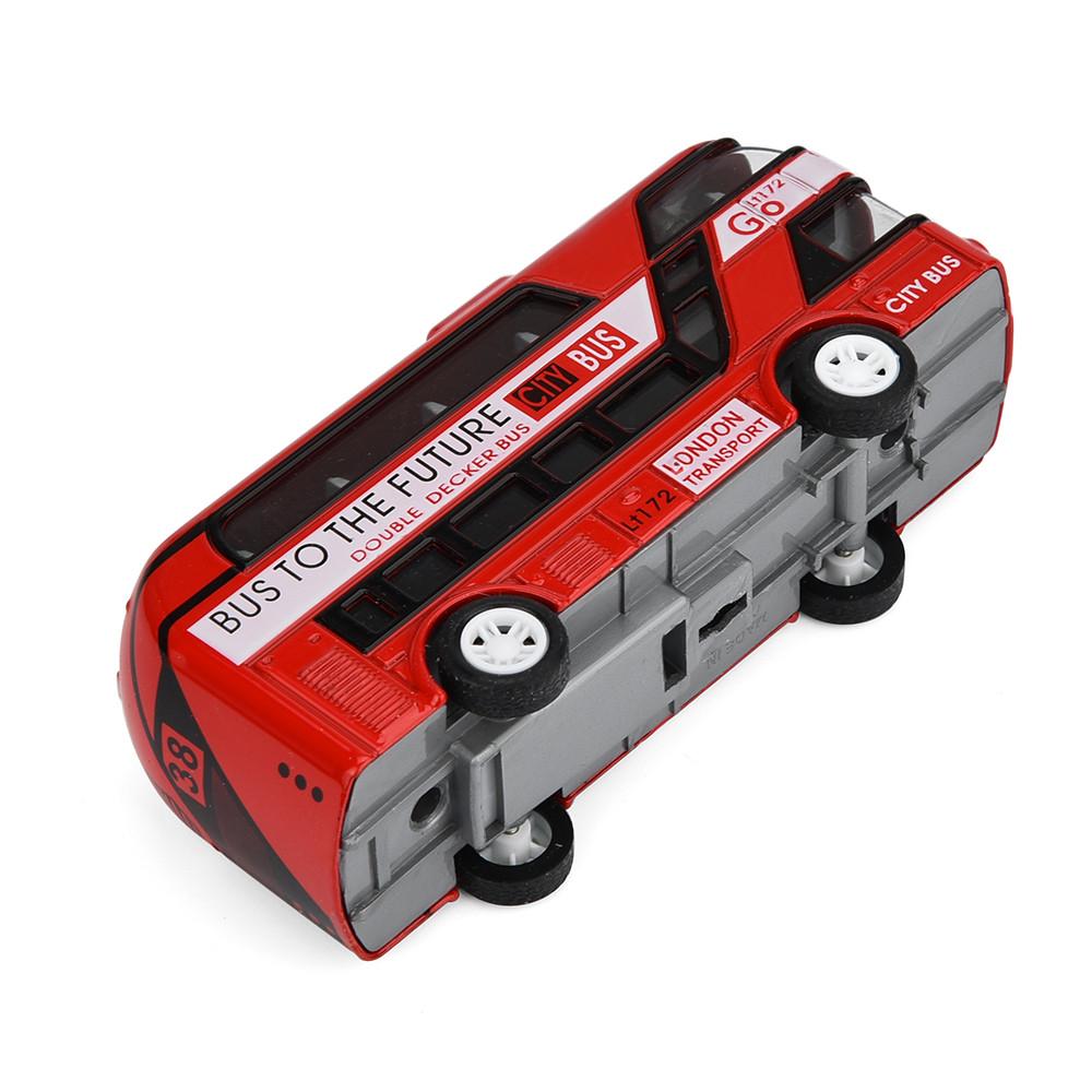 Buy Pull Back Bus Collection Model Double-decker Bus Alloy Die Cast ...