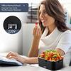 75W 1.8L Stainless Steel Detachable Heating Bowl Car/Truck/Office Dining Box Microwave Oven Portable Electric Heated Lunch Box