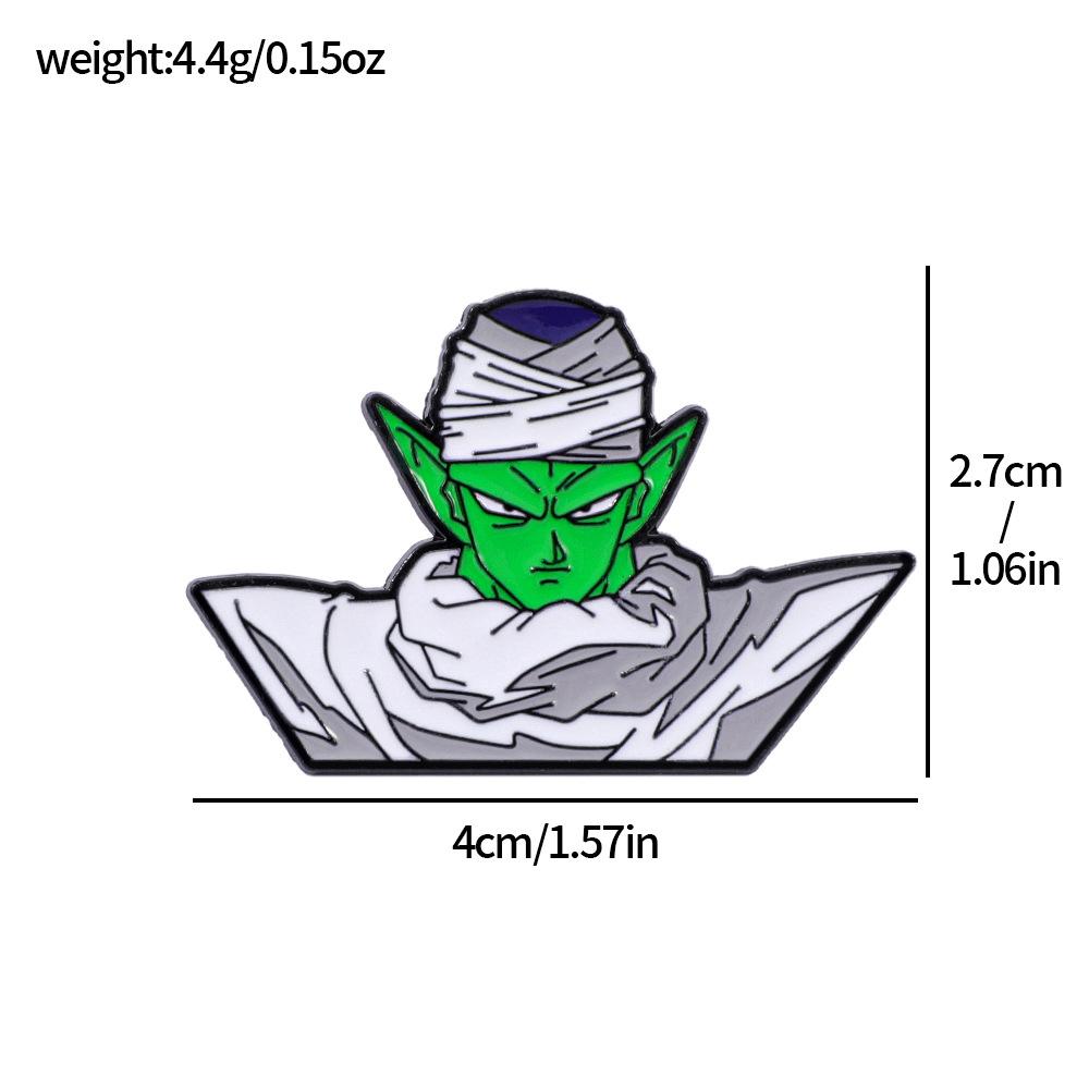 

Animation Funny Animation Design Character Brooch Innovative Porcelain-Coated Pin Metallic Material Badge Clothes Ornamental Jewelry Present for (As shown-13184)-