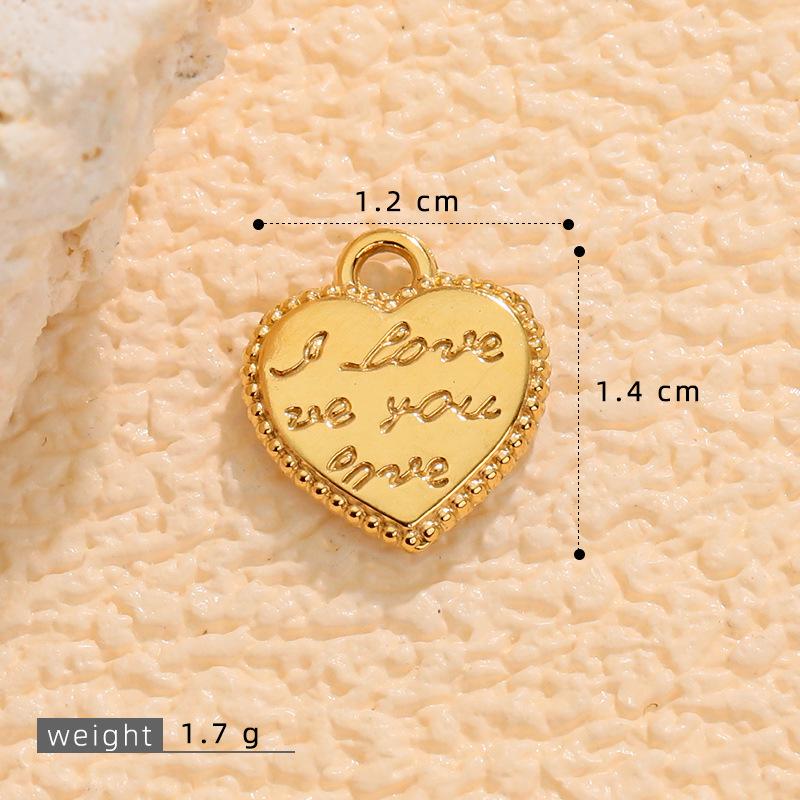 European & American Love Heart Pendant Earrings - Luxury Stainless Steel Titanium Jewelry for Women