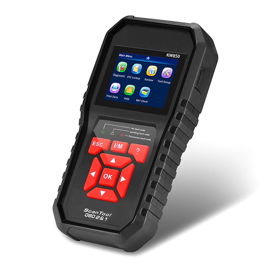 OBDII Scanner   Lesegerät (KW850) Professioneller OBDII Auto-Scanner Fahrzeugdiagnose Check Engine Leuchte Scan-Tool für Alle OBDII Autos Seit 1996
