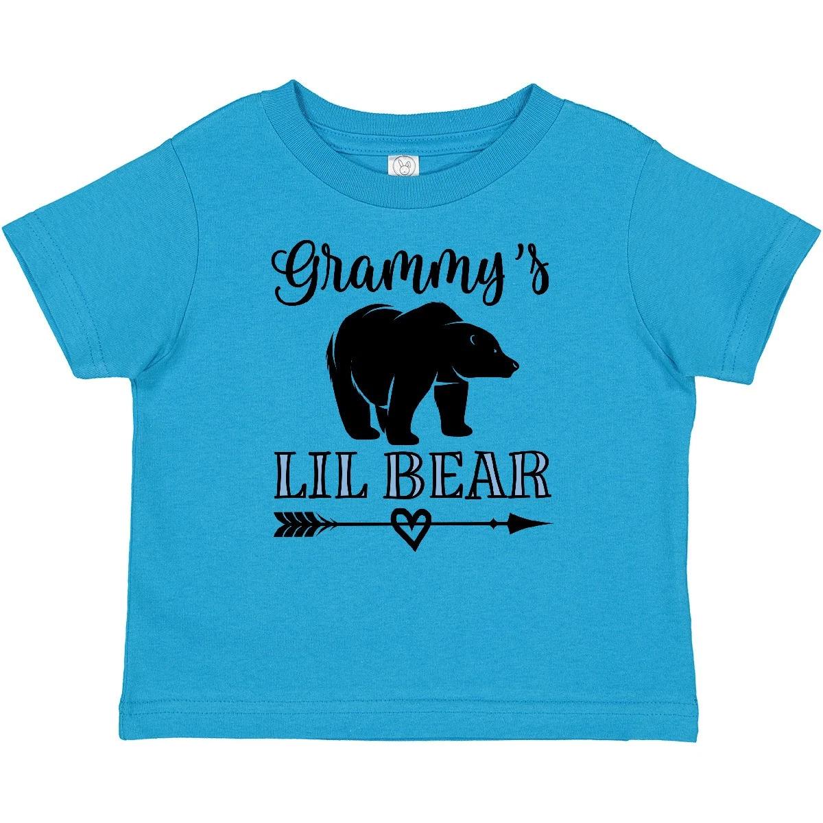Inktastic Grammy Lil Bear Grandson Baby T-Shirt Grandkids Present Childs Boy 130