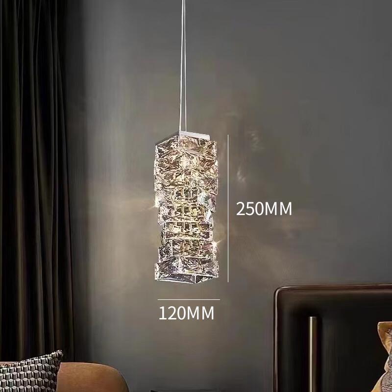 

Перезаряжаемый подвесной светильник UOSU из нержавеющей стали с хрусталем