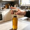 Fingerring Flaschenöffner 3D Gedruckter Öffner, Kompakter Tragbarer Bier Einhand-Limonadenkappenentferner, Robustes Werkzeug Ergonomischer Glasdeckelöffner für die Küche