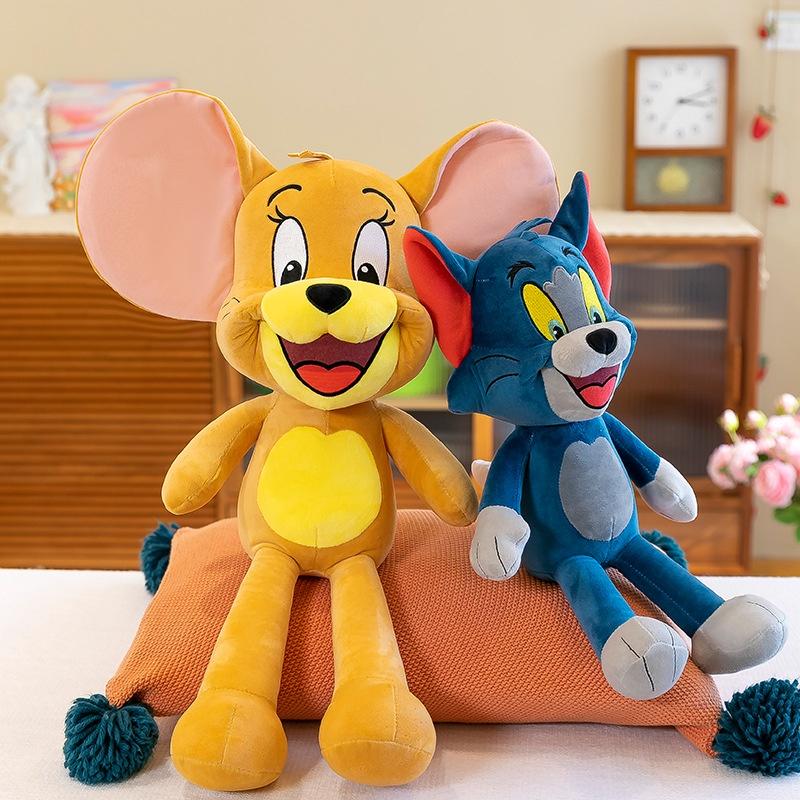 Tom und Jerry Plüschtier Kissen Stoffpuppe Kinder Valentinstagsgeschenk Cartoon