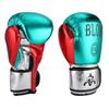 1 Pair Unisex PU Boxing Gloves Sanda Punching Sparring Sandbag Training MittsGreen