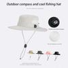 6146-New summer sun protection hat for ladies, quick-drying, waterproof and breathable wide-brimmed fishermanhatformenfishingand