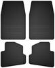Rubber Car Mats, Set of 4, Universal For: Jeep Wrangler TJ SUV (1996-2006)