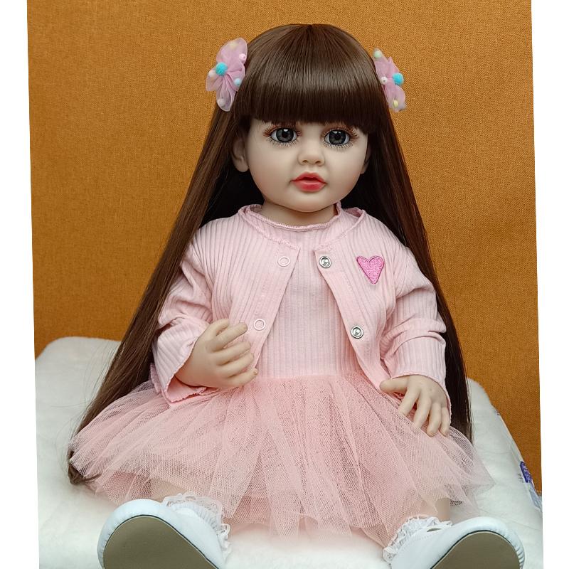 22-дюймовая силиконовая кукла Reborn для всего тела Бетти — фото 3