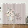 Curtains Vintage Flowers American Curtains Digital Printing Blackout Curtains No Punching