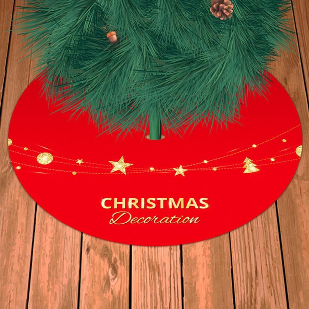 Supplies Elk New Year DIY Creative Floor Mat Cover Xmas Decor Christmas Tree Skirt Christmas Carpet