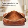 Retro Pleated Pencil Case & Coin Purse with Large Capacity and Hand-Painted European & American Design