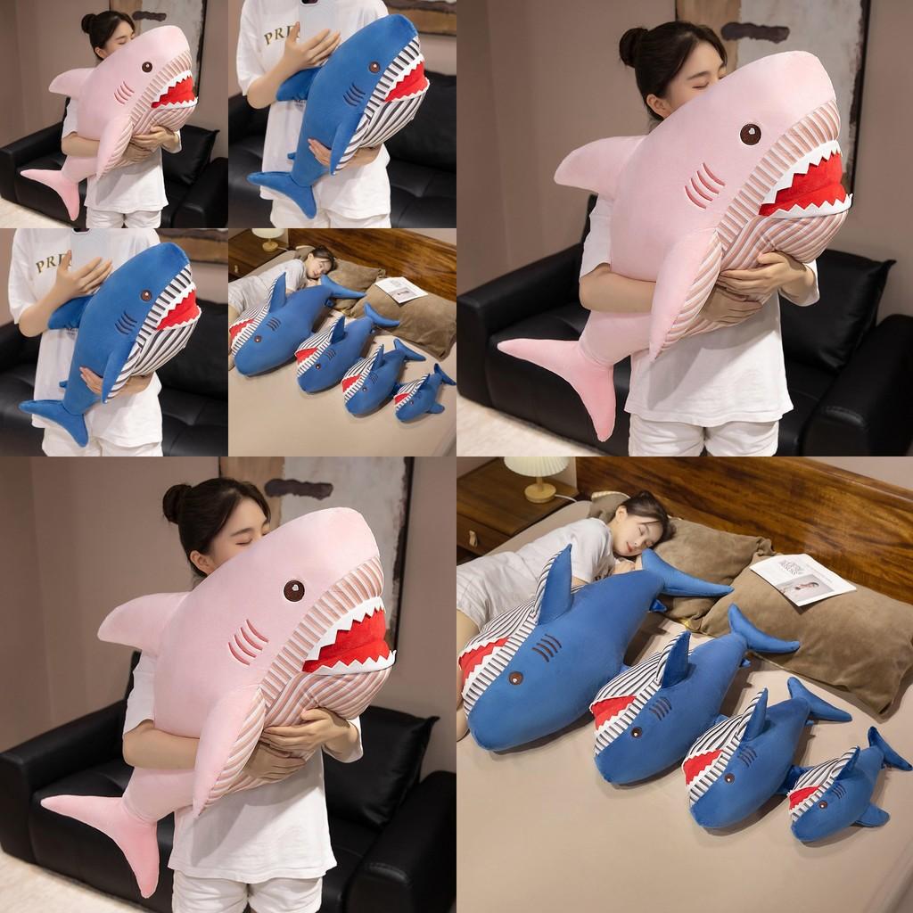 Cartoon Shark Plush Toy For Relaxing Bedside Comfort
